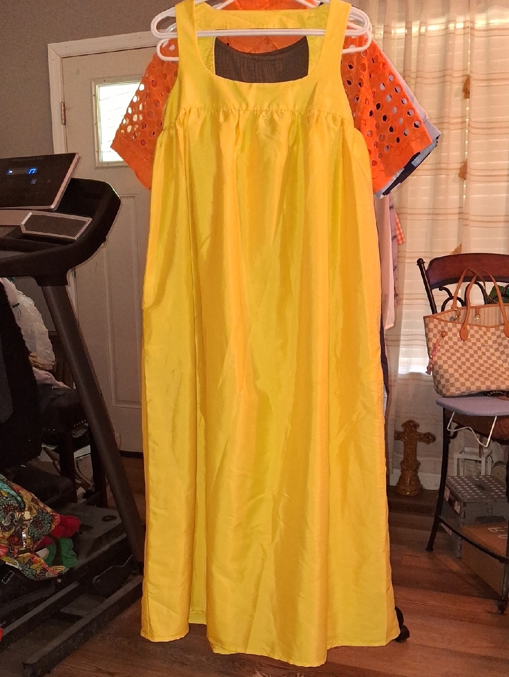 Anthropologie Pinnacle By Shruti Sancheti Elegant Sunny Yellow Sleeveless Dress